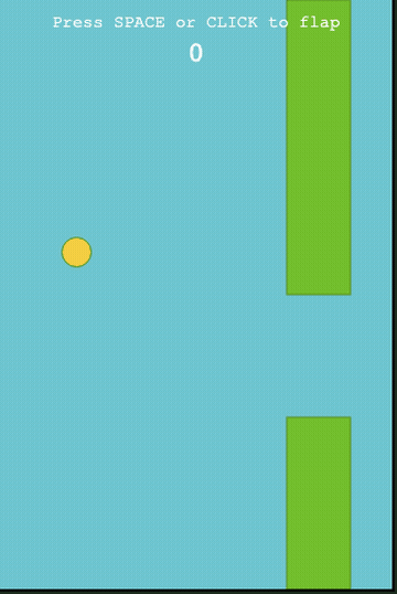 Qwen3.5-122B-A10B running on a 36 GB Mac, playing a Flappy Bird it wrote