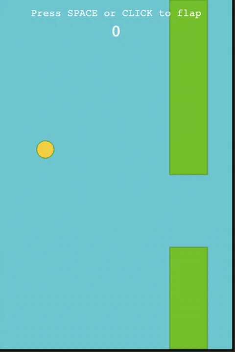Qwen3.5-122B-A10B running on a 36 GB Mac, playing a Flappy Bird it wrote