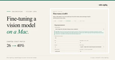 Fine-tuning a vision model on a Mac